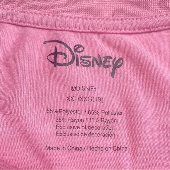 Disney Lilo & Stitch Weird But Cute Tee Stitch Pink Sz XXL - Picture 7 of 9